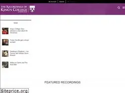 Sites similar to kingscollegerecordings.com