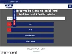 Sites similar to kingscolonialford.com