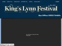 Sites similar to kingslynnfestival.org.uk