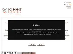 Sites similar to kingspastry.com