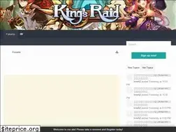 Sites similar to kingsraidforum.com