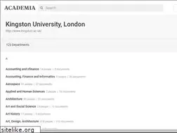 Sites similar to kingston.academia.edu