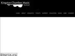 Sites similar to kingstonchambermusic.org
