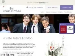 Sites similar to kingstutors.co.uk