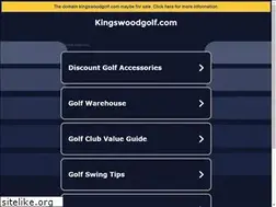 Sites similar to kingswoodgolf.com