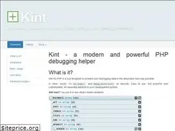 Sites similar to kint-php.github.io