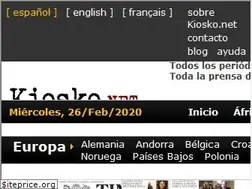 Sites similar to kiosko.net