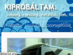 Sites similar to kiprobaltam.hu