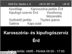 Sites similar to kipufogokarosszeria.hu
