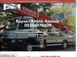 Sites similar to kiralikasansorler.net