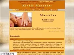 Sites similar to kiralymasszazs.hu