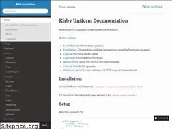 Sites similar to kirby-uniform.readthedocs.io