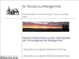 Sites similar to kirche-altengamme.de