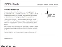 Sites similar to kirche-im-gaeu.de
