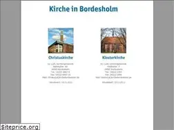 Sites similar to kirchebordesholm.de