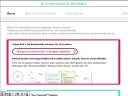 Sites similar to kirchenaustritt-info.ch