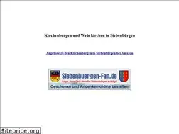 Sites similar to kirchenburgen.de