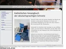 Sites similar to kirchengesangbuch.ch