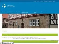 Sites similar to kirchenkreis-muehlhausen.de