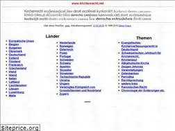 Sites similar to kirchenrecht.net