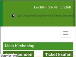 Sites similar to kirchentag.de