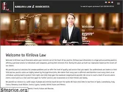 Sites similar to kirilovalaw.com