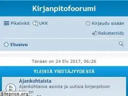Sites similar to kirjanpitofoorumi.com