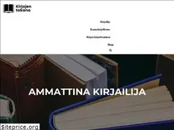Sites similar to kirjojentakana.fi