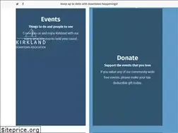 Sites similar to kirklanddowntown.org