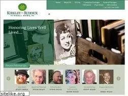 Sites similar to kirkleyruddickfuneralhome.com