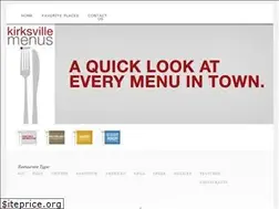Sites similar to kirksvillemenus.com