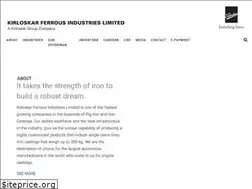 Sites similar to kirloskarferrous.com