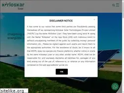 Sites similar to kirloskarsolar.com