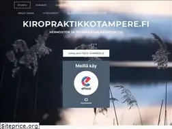 Sites similar to kiropraktikkotampere.fi