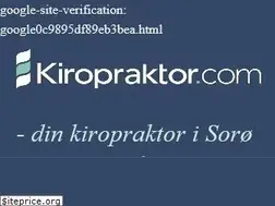 Sites similar to kiropraktor.com