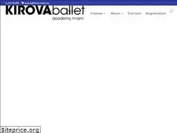 Sites similar to kirovaballet.net