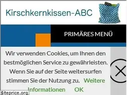Sites similar to kirschkernkissen-abc.de