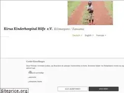 Sites similar to kirua-hospital-hilfe.de