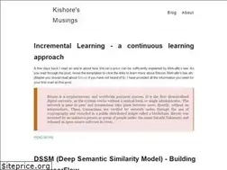 Sites similar to kishorepv.github.io