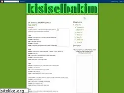 Sites similar to kisiselbakim.blogspot.com