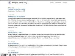 Sites similar to kislayabhi.github.io
