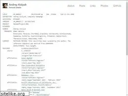 Sites similar to kislyuk.github.io