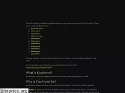 Sites similar to kissanime.help