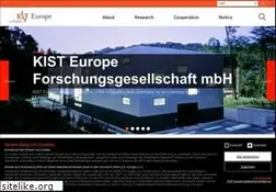 Sites similar to kist-europe.de