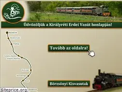 Sites similar to kisvasut-kiralyret.hu