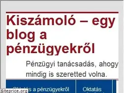 Sites similar to kiszamolo.hu