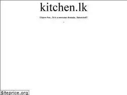 Sites similar to kitchen.lk