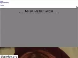 Sites similar to kitchenapplianceanswer.com