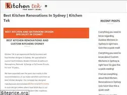 Sites similar to kitchentek.com.au