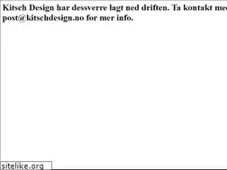 Sites similar to kitschdesign.no